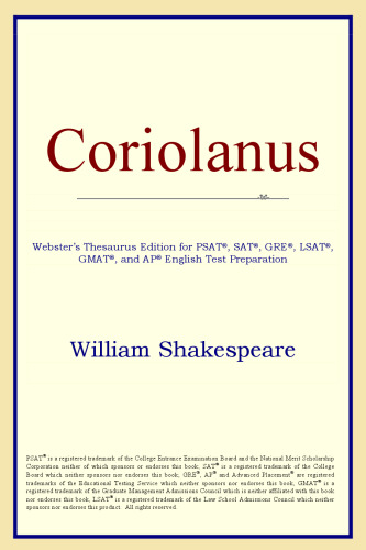 Coriolanus (Webster's Thesaurus Edition)