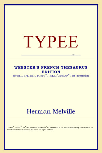 Typee (Webster's French Thesaurus Edition)
