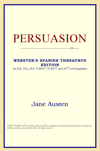 Persuasion (Webster's Spanish Thesaurus Edition)