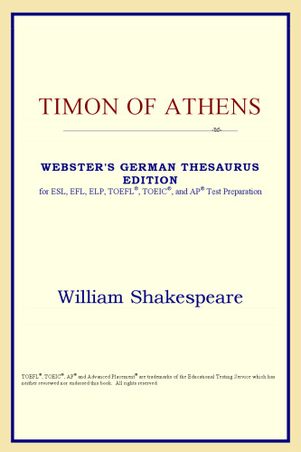 Timon of Athens (Webster's German Thesaurus Edition)