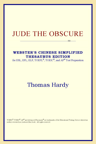 Jude the Obscure (Webster's Chinese-Traditional Thesaurus Edition)