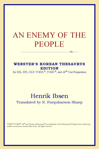 An Enemy of the People (Webster's Korean Thesaurus Edition)