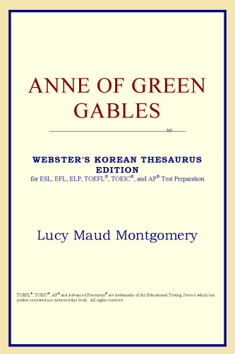 Anne of Green Gables (Webster's Korean Thesaurus Edition)