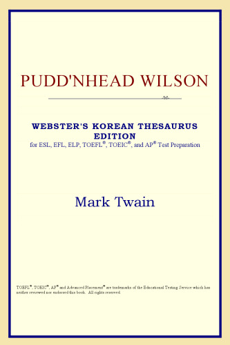 Pudd'nhead Wilson (Webster's Korean Thesaurus Edition)