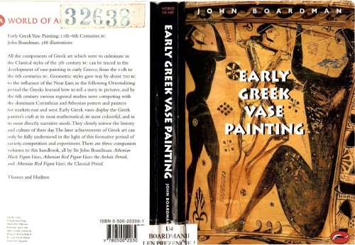Early Greek vase painting: 11th-6th centuries BC: a handbook