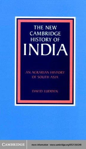 An Agrarian History of South Asia