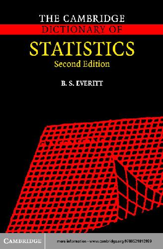 The Cambridge Dictionary of Statistics