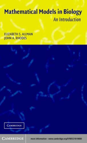 Mathematical models in biology : an introduction