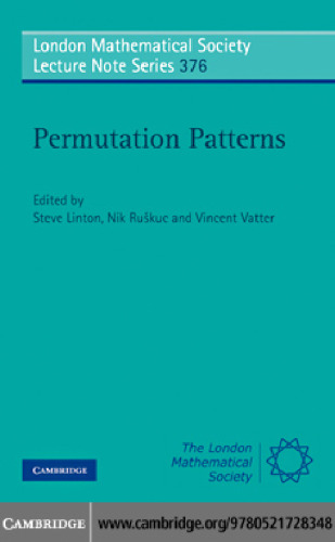 Permutation Patterns, St Andrews 2007