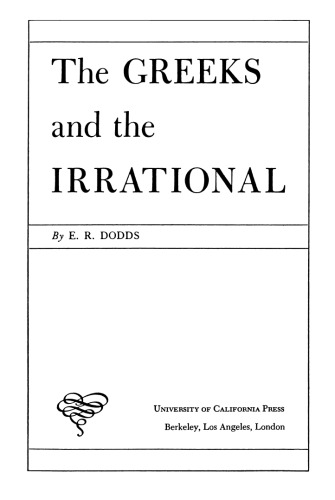 The Greeks and the Irrational