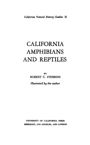 California Amphibians and Reptiles