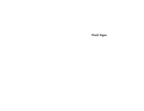 Fluid Signs: Being a Person the Tamil Way