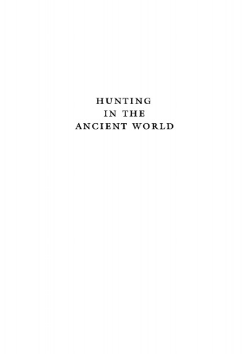 Hunting in the Ancient World