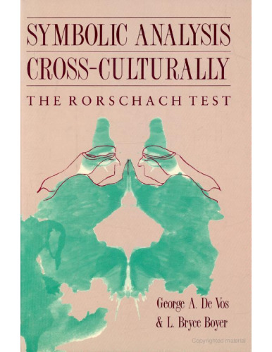 Symbolic Analysis Cross-Culturally: The Rorschach Test
