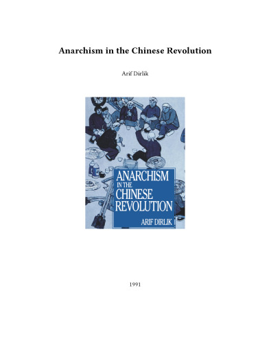 Anarchism in the Chinese Revolution