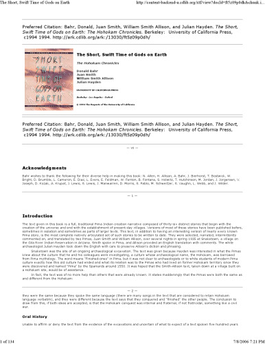 The Short, Swift Time of Gods on Earth: The Hohokam Chronicles