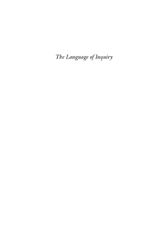 The language of inquiry