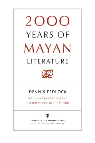 2000 years of Mayan literature