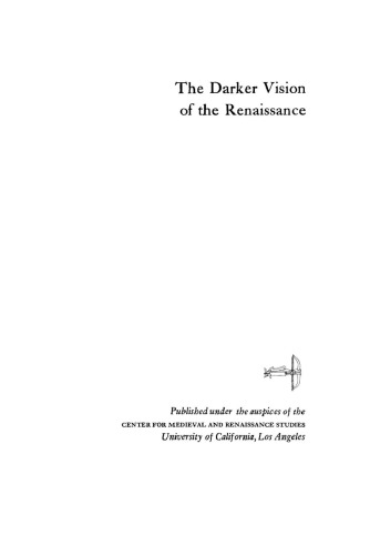 The Darker Vision of the Renaissance: Beyond the Fields of Reason