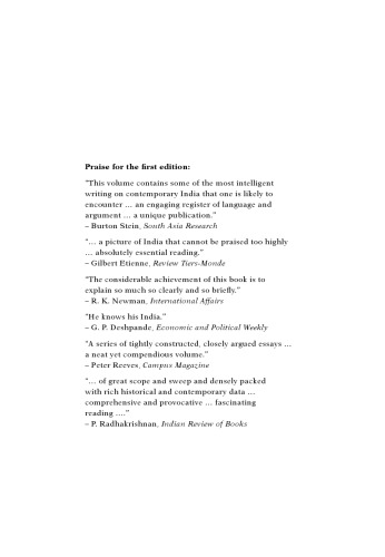 Changing India: Bourgeois Revolution on the Subcontinent