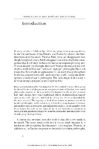 The Cambridge Companion to Thomas Reid