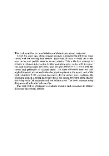 Chaos in Atomic Physics (Cambridge Monographs on Atomic, Molecular and Chemical Physics)