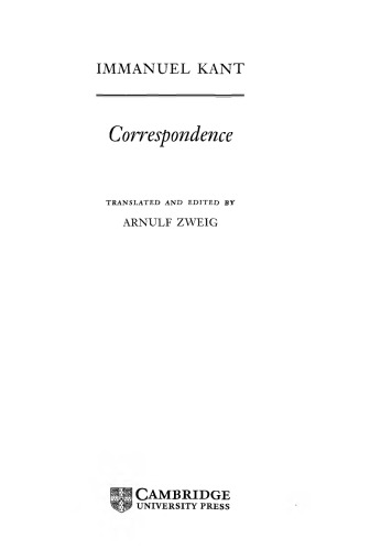 Correspondence