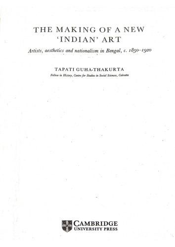The Making of New Indian Art