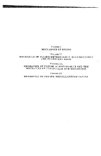 The scientific papers of Sir G.I.Taylor. Aerodynamics etc