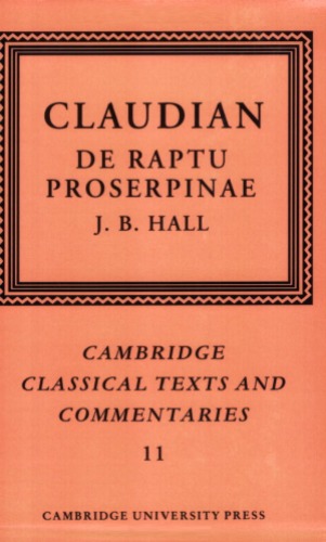 Claudian: De Raptu Proserpinae