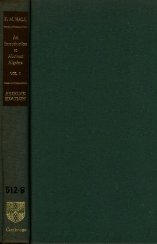 An Introduction to Abstract Algebra