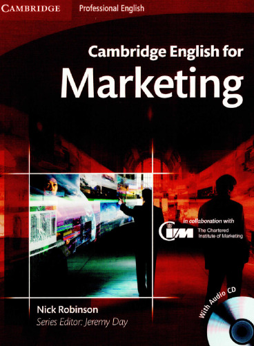 Cambridge English for Marketing Student's Book