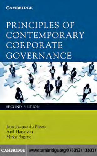 Principles of Contemporary Corporate Governance