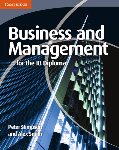 Business and Management for the IB Diploma