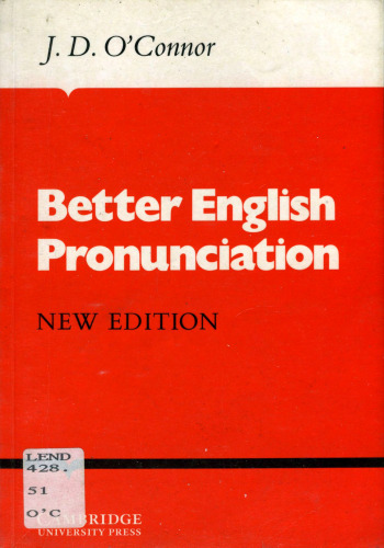 Better English Pronunciation (Cambridge English Language Learning)