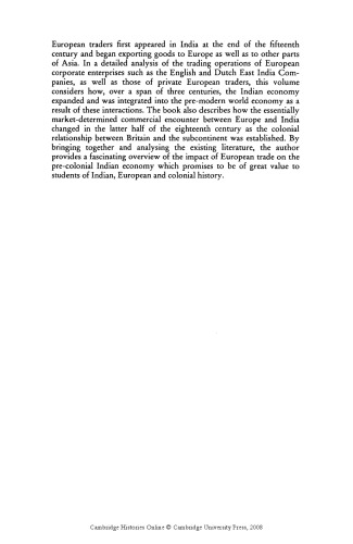 European commercial enterprise in pre-colonial India