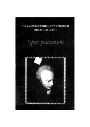 Opus Postumum