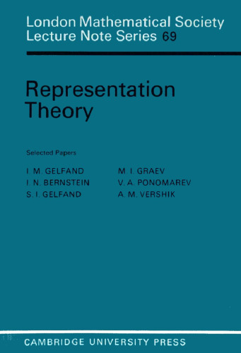 Representation Theory: Selected Papers