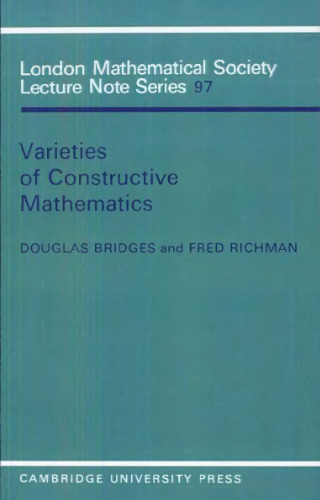 Varieties of constructive mathematics