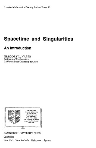 Spacetime and singularities : an introduction