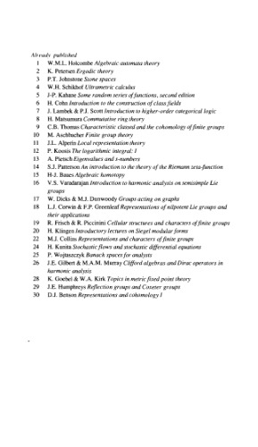 Clifford algebras and Dirac operators in harmonic analysis