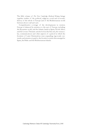 The New Cambridge Medieval History: Volume 5, c.1198-c.1300