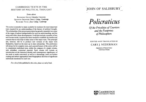 Polycraticus (abridged)
