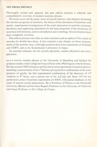 Neutrino Physics