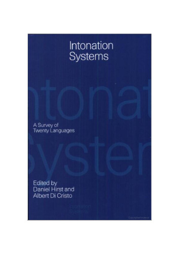 Intonation Systems: A Survey of Twenty Languages