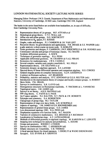 Groups St Andrews 1989: Volume 1