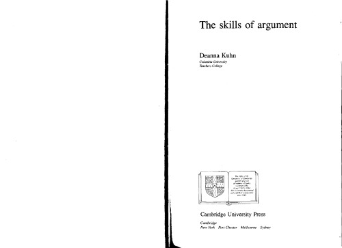 The skills of argument