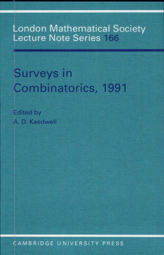 Surveys in Combinatorics, 1991