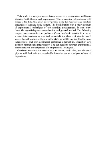 Electron-Atom Collisions