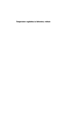 Temperature Regulation in Laboratory Rodents